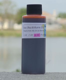 Pure Sea Buckthorn Fruit Oil 1 oz 2 oz 4 oz 8 oz 