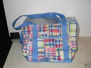 Womans Plaid Quilt style handbag Braciano. New.