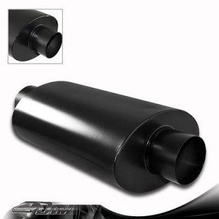 Inlet/Outlet Black Coated Stainless Steel Muffler Resonator