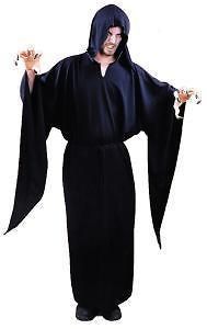 Child Boys Quality Horror Black Robe Halloween Costume Fancy Dress Up