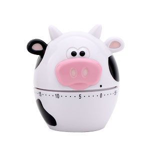 NEW Joie # 43363 Cow Moo Moo 60 minute Mechanical Kitchen Timer
