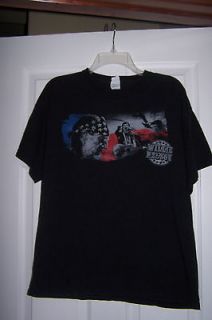 Vintage Retro Willie Nelson Country Music Western T Shirt Large