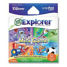 LEAPSTER LEAPPAD EXPLORER MINI GAME GREATEST HITS NEW SEALED GAME