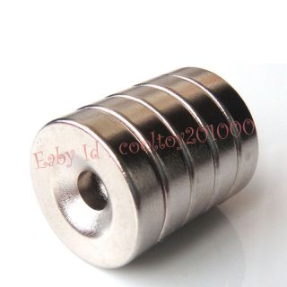 Disc Countersun​k Ring Magnets 20x5mm Very Strong For Craft Models