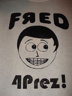 FRED Figglehorn 4 PRESIDENT Nickelodeon XLARGE Shirt Original TAN