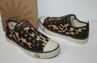 Ugg Laela Cheetah haircalf sneaker shoes US 10 NIB