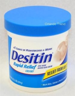 Rapid Relief Creamy 16 oz Diaper Cream Rash Paste 454g Crema Pomada