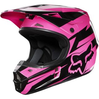 Fox Racing V1 Costa Helmet Pink Dirt, ATV, Off Road S, M, L, XL, 2X