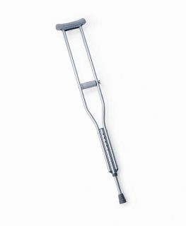 Adult Aluminum Push Button Crutches Pair Crutch 300lb Capacity Adjust