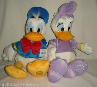 NEW with Tags  Plush DONALD DUCK and DAISY DUCK