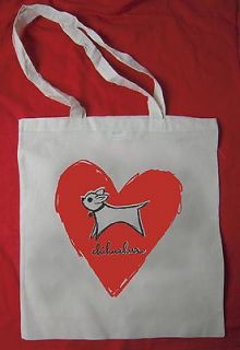 Chihuahua Tote Bag Natural Cotton Carrier Shopper Dog Lovers Gift