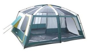 FT004 Polyester Taffeta 8 Person 12 x 15 Dome Tent w/ Rain Fly