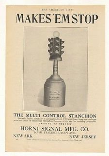 1925 Horni Signal Multi Control Traffic Light Print Ad
