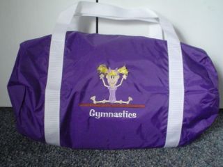 Personalized Gymnastics Duffel Bag ~ Add Your Name