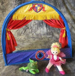 Newly listed MANHATTAN Toy Co Deluxe PUPPET Theater STAGE Playhouse w