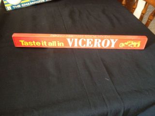 VINTAGE VICEROY CIGARETTE COUNTER CHECK OUT SIGN