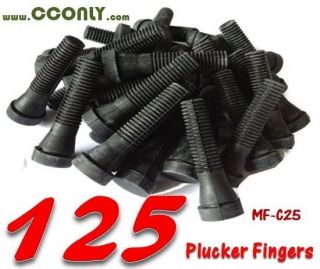 125 x C25 Size Chicken Plucker Poultry Plucking Finger Whizbang