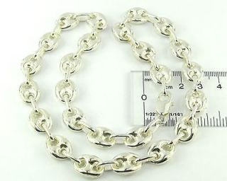 925 Sterling Silver Gucci Chain Necklace 20 inch 49 cm