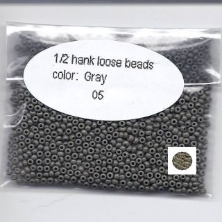 Opaque Seed Beads Loose (unstrung) size 11/0 Czech 1/2 oz