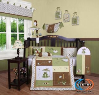 Newly listed Leap Froggie 13P Baby CRIB BEDDING SET