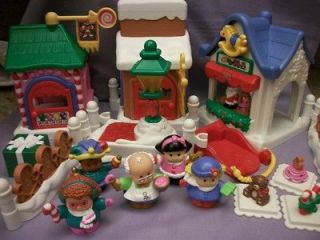 Fisher Price Little People Christmas Village Lot