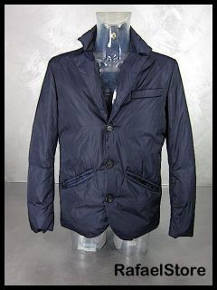 DSQUARED Pioneer Mens Down Jacket 48 Blue Exclusive Luxus Limited