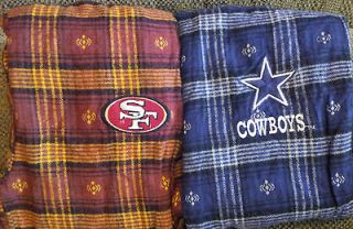 NFL Flannel Pants~San Franciso 49ers or Dallas Cowboys~ kids sizes S/M