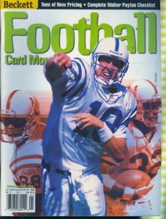 2000 Beckett Football Magazine Peyton Manning Colts