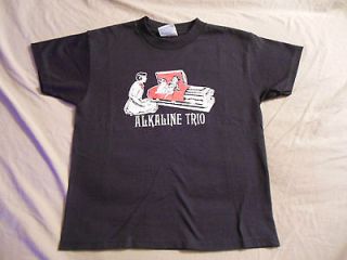 Alkaline Trio Black Short Sleeve Graphic T Shirt Youth MEDIUM 10 / 12