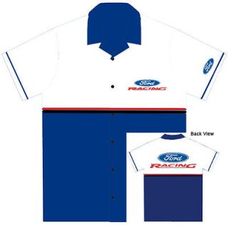 Ford Racing Car Pit Crew Camp Shirt, David Carey