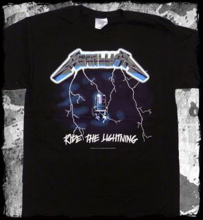 Metallica   Ride The Lightning t shirt   Official   FAST SHIP