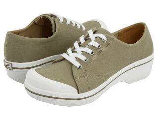 Dansko Womens Veda Sand Canvas Fabric Casual Lace Up Sneakers