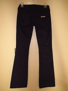 176 Hudson Plaid Tartan Flap Pocket British Flag Gray Off Back Jeans