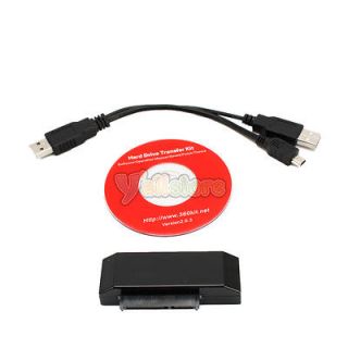 USB Hard Drive Data Transfer Cable +Receiver Adapter+CD for Xbox 360