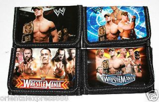 Lot of 4 x WWE Tri fold Wallet Birthday Party Favor Gifts FAST SHIP
