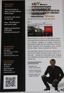 2011 Justin Bell  Motors SEMA Show Promo handout