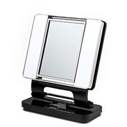 Ott Lite Natural Makeup Mirror + Magnifier B41BG3 New