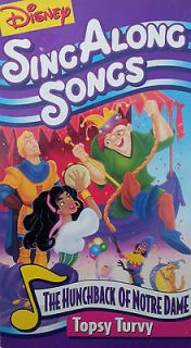 Sing Along Songs Classic VHS Movie Video Hunchback of Notre Dame RARE