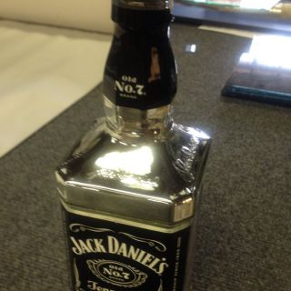 Mirrored (Empty) Jack Daniels Bottle 750ml