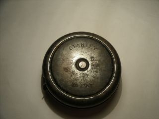VINTAGE STANLEY TAPE MEASURE No.1266 USED REALLY HARD TO READ MAYBE