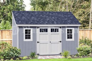 Storage Shed Plans, 6 x 14 Deluxe Lean to / Slant #D0614L, Free