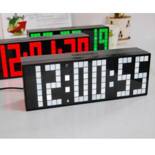 large digital wall clock