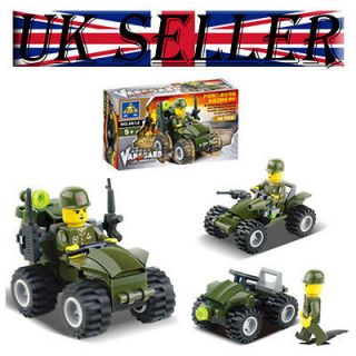 Police Military City 6612 Assault Vehicle With Minifigure 38PCS Lego