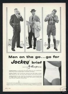 1957 Jockey Briefs 1950s Fashion Vintage Ad