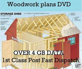 Newly listed Woodwork Plans DVD DIY Shed Log Cabin Summer Play House