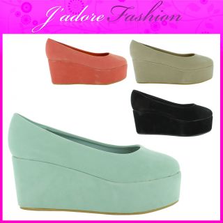 NEW LADIES FLAT BALLET DOLLY BALLERINA HIGH PLATFORM LOAFERS SHOES
