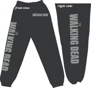 The WALKING DEAD   Zombie   Sweatpants   Adult 2x and 3x Fleece Pants