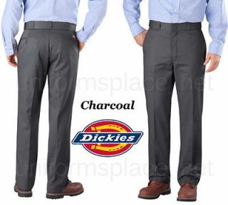 Dickies Pants ORIGINAL Regular Fit Ring Spun Work Pant WP874 CHARCOAL