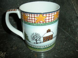 Royal Doulton Christmas Coffee mug/cup Fine China It was a fine clear