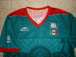MEXICO Olympic Soccer Team Jersey Large New Atletica London 2012